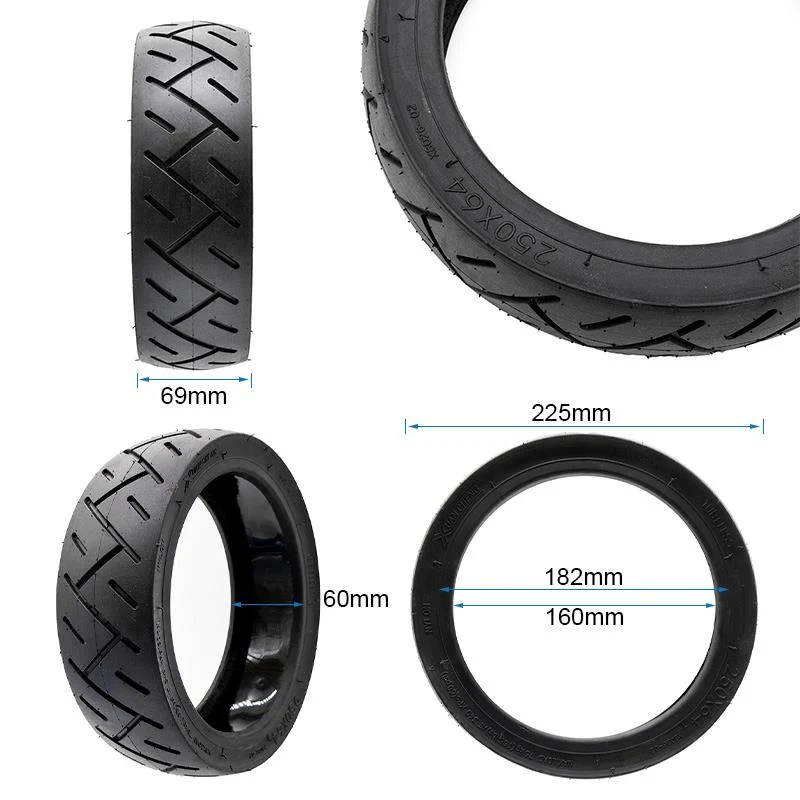 Pneu Tubeless 250x64 [Xuancheng] - Edition GEL