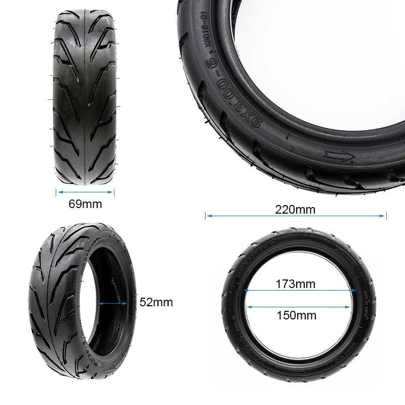 Pneu tubeless Cityroad 9x3-6 [Xuancheng]