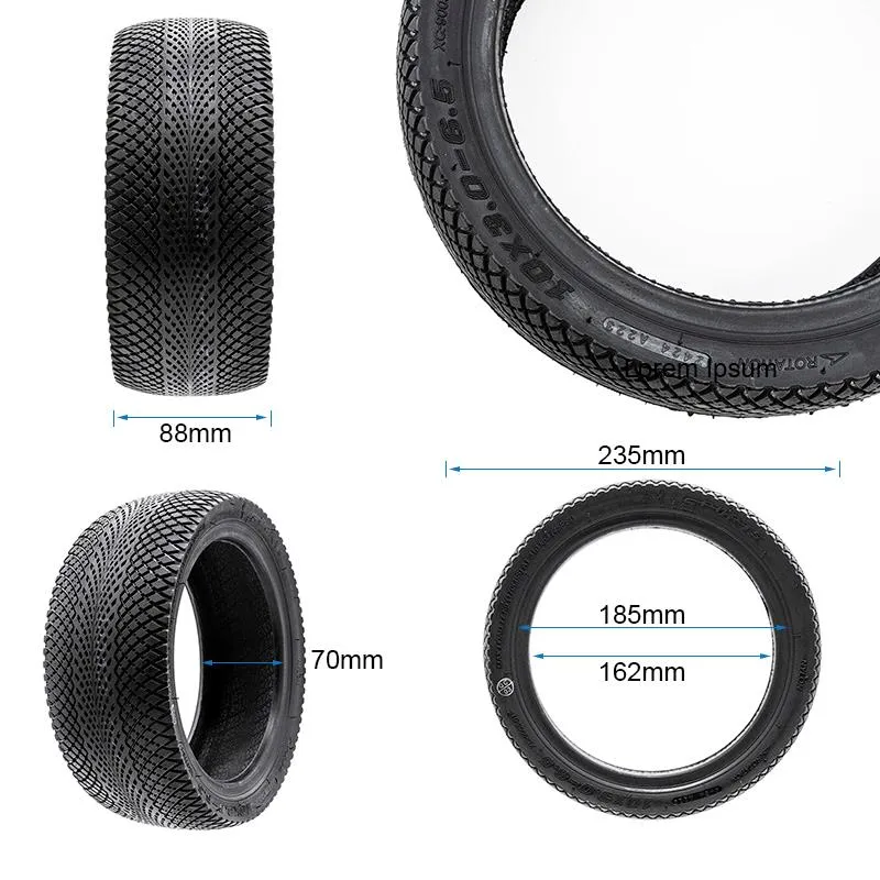 Pneu tubeless tout-terrain 10x3-6,5 [Xuancheng]