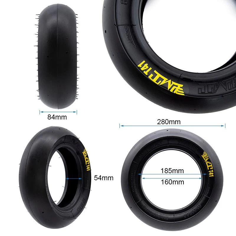 Pneu tubeless radial soft T41 Slick 80/50-6,5 [PMT]