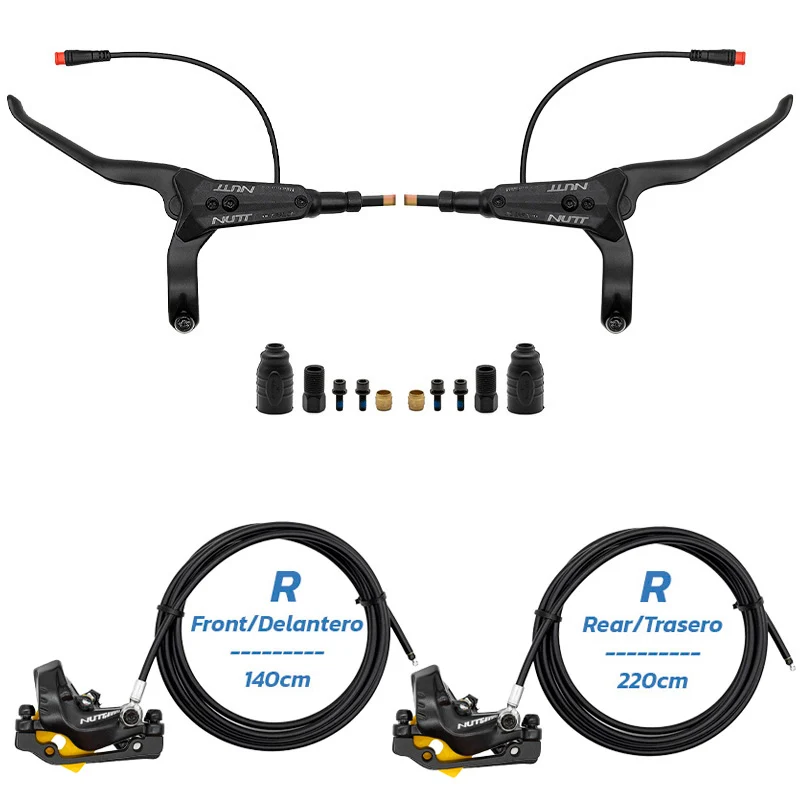 Kit de frein hydraulique noir Y5 Avant R arrière R [NUTT]