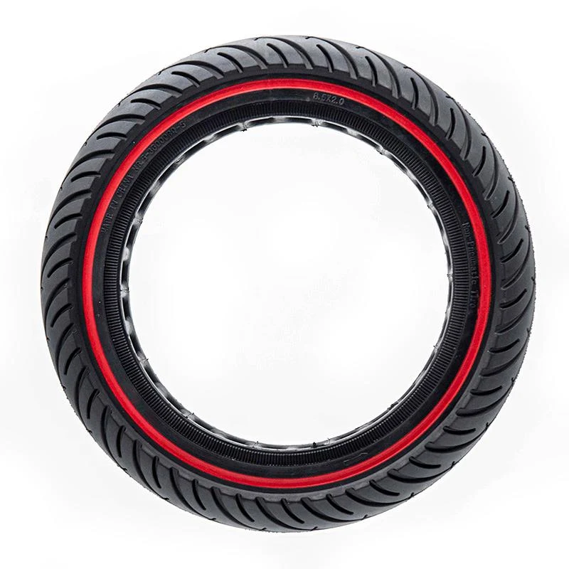 Pneu plein ultraléger 8,5x2-6,1/B34 - ligne rouge [Nedong] 9M