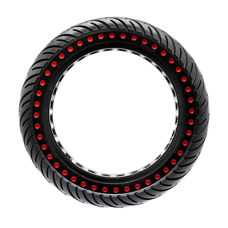 Pneu plein ultraléger 8,5x2-6,1/B34 - points rouges [Nedong]