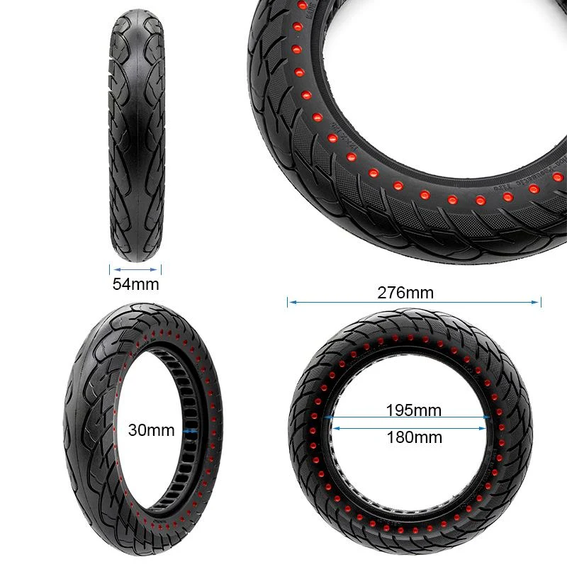Pneu plein ultraléger 12x2,125-7/B28 [Nedong]