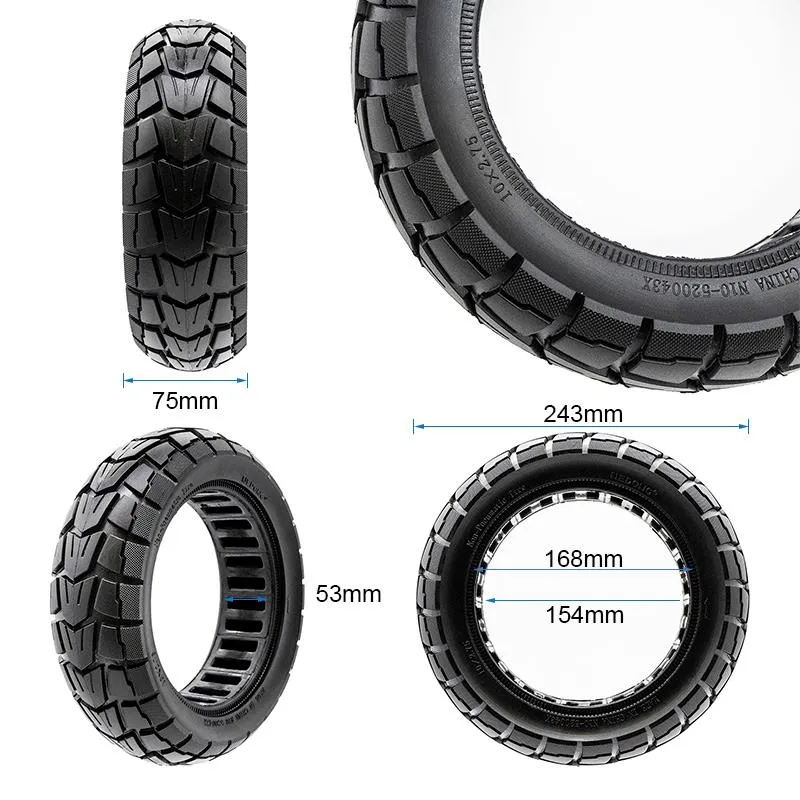 Pneu plein 10x2,75-6,5/B54 offroad [Nedong]