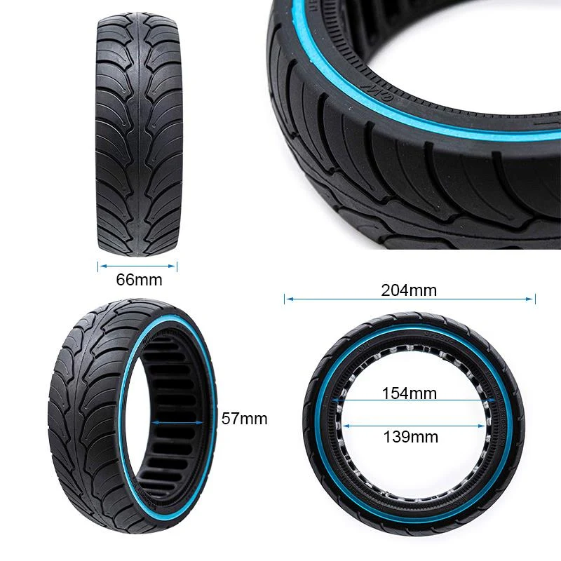 Pneu plein ultra-léger 8,5x2,5-6,1/B58 (compatible Dualtron Mini) [Ewheel]
