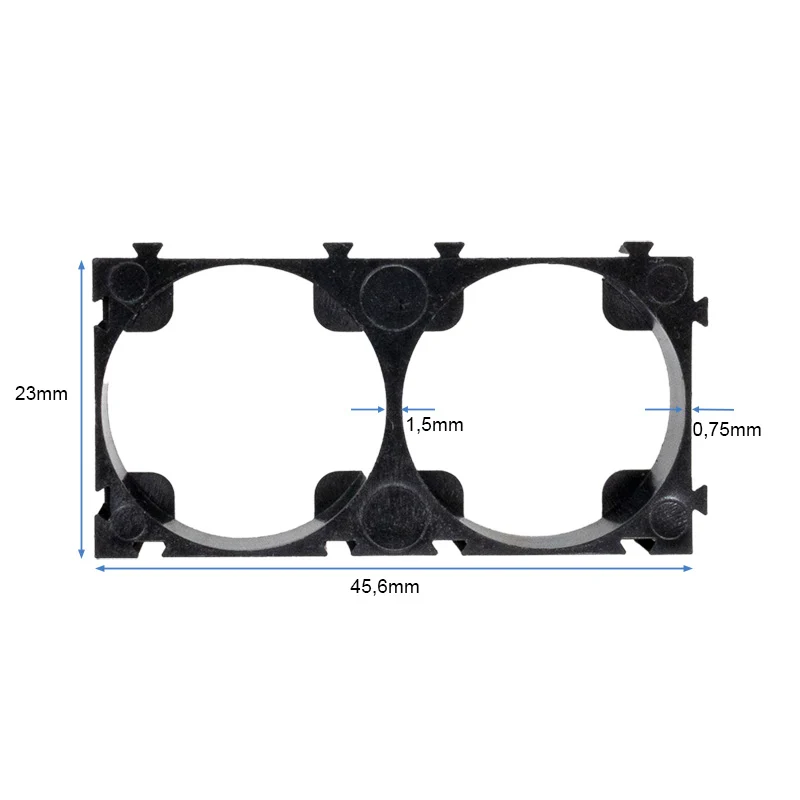Support pour batteries 21700 – lot de 10