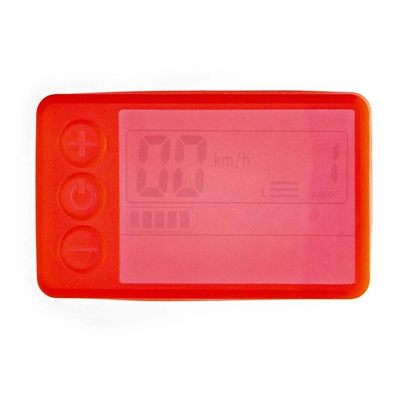 Poignée en silicone imperméable rouge pour écran S866