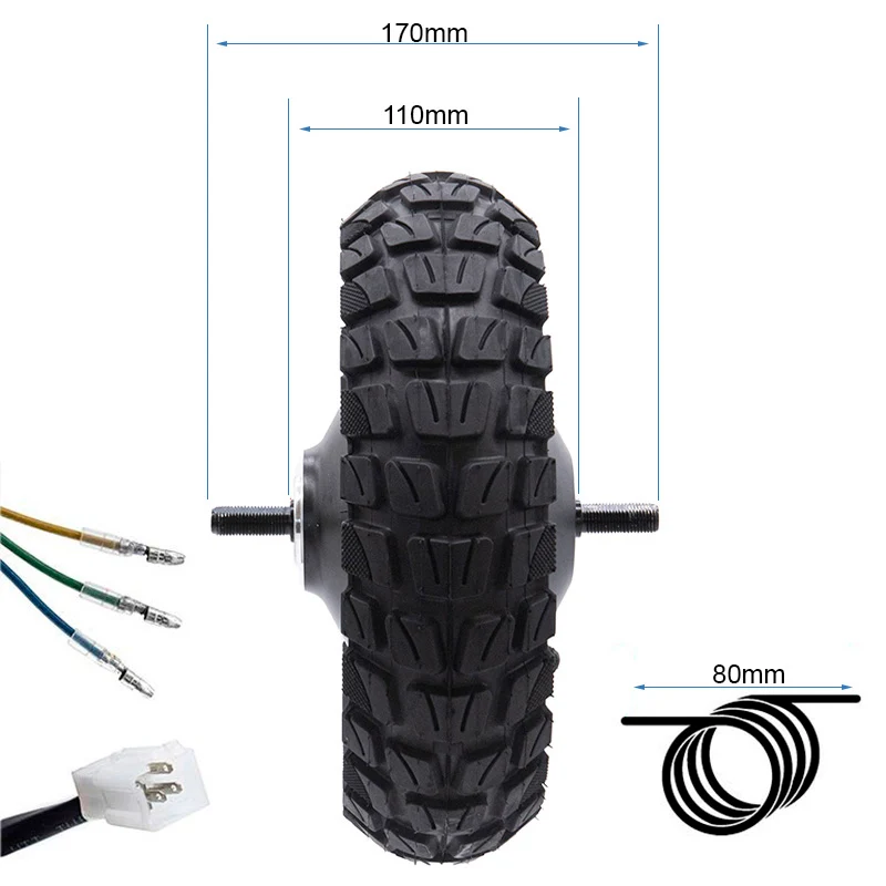 Moteur 48V 800W 6,5/B50 pour SmartGyro/Urbanglide (avant)