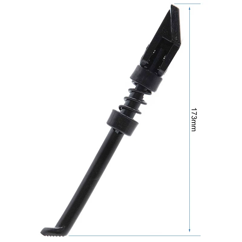 Béquille 190mm noir - Avec support vertical