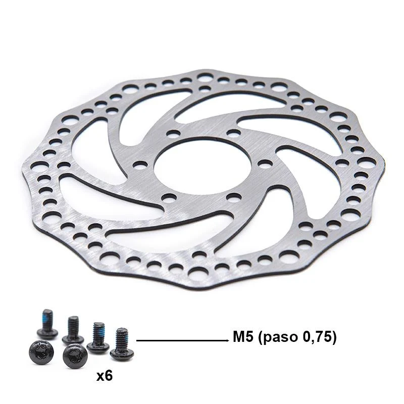 Disque de frein R6,2 140mm 6H argent - 48mm