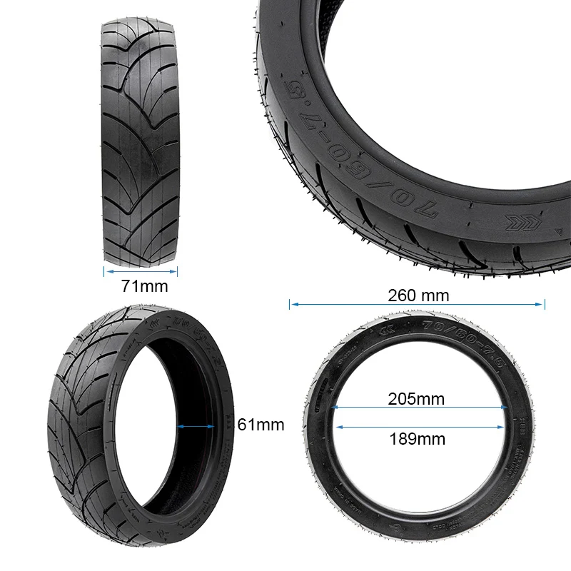 Pneu tubeless 70/60-7,5 EWHEEL Pantherurban
