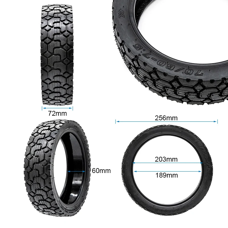 Pneu tubeless 70/60-7,5 EWHEEL Rhinotrack