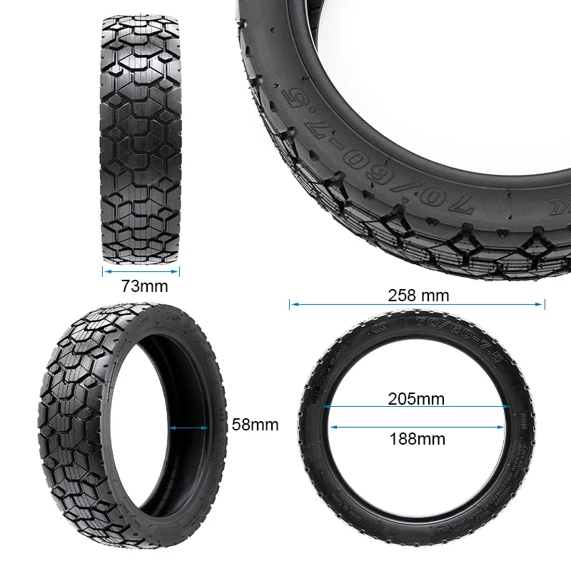 Pneu sans chambre à air 70/60-7,5 EWHEEL RHINOTRACK