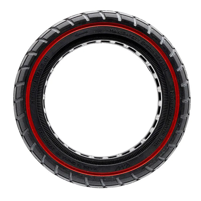 Pneu plein ultraléger Offroad 230x50 - ligne rouge [Ewheel]