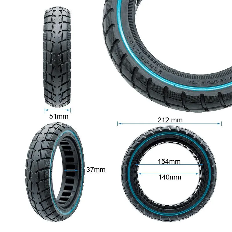 Pneu plein ultra-léger offroad 230x50 / 9x2-6,1/B34 [Ewheel]