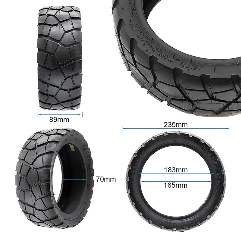 Pneu tubeless tout-terrain 80/50-6,5 EWHEEL RHINOTRACK