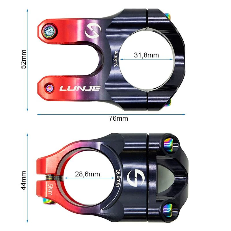 Potence pour guidon Ø31,8 mm EWPM-002