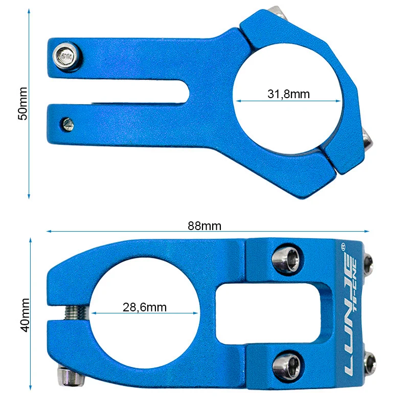 Potence pour guidon Ø31,8 mm EWPM-001