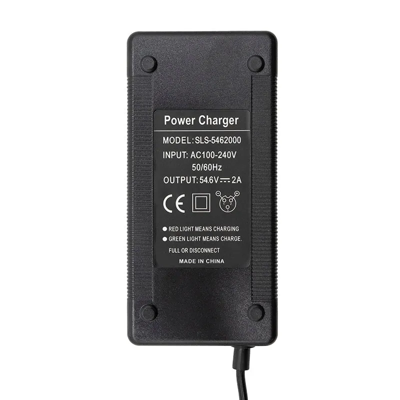 Chargeur 48V (sortie 54,6v) 2A connecteur DC 5,5x2,1mm