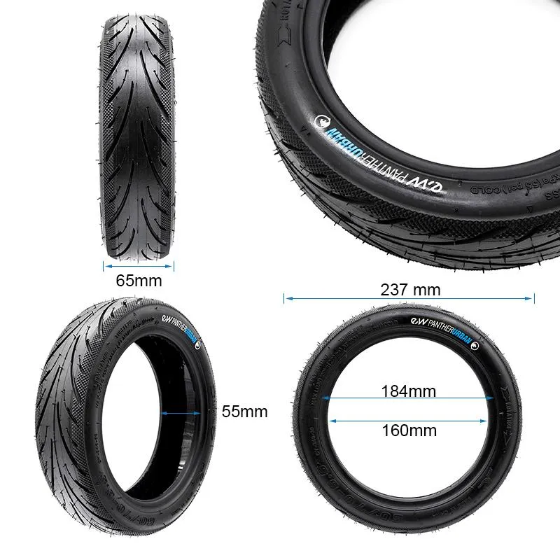 Pneu Tubeless 60/70-6,5 EWHEEL PANTHERURBAN Avec gel anti-crevaison