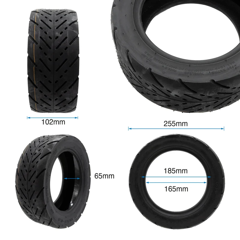 Pneu tubeless cityroad 90/65-6.5 avec GEL EWHEEL PANTHERURBAN
