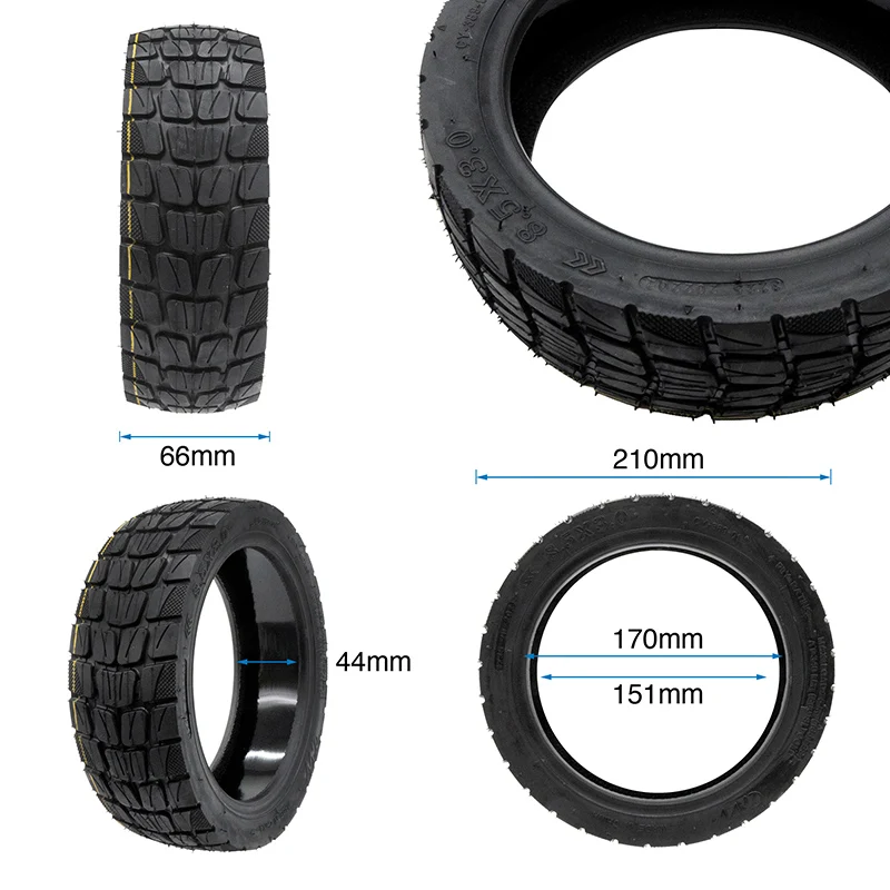 Pneu 8,5x3 tubeless tout-terrain - avec GEL EWHEEL RHINOTRACK