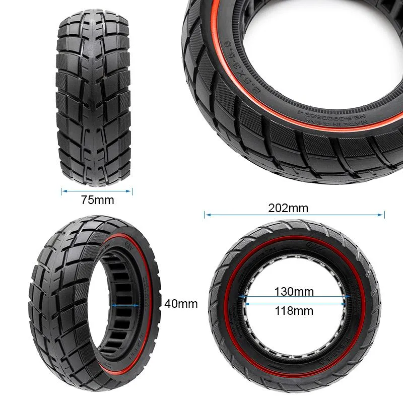 Pneu plein ultraléger tout-terrain 8,5x3 [Ewheel]