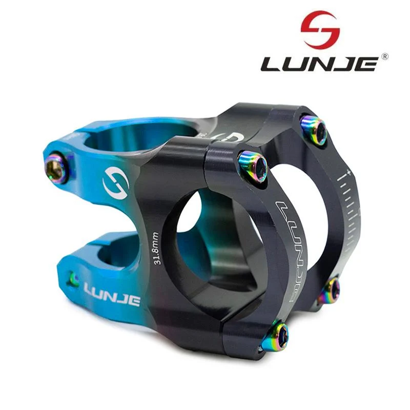 Potence pour guidons de 31,8mm EWPM-003 noir-bleu