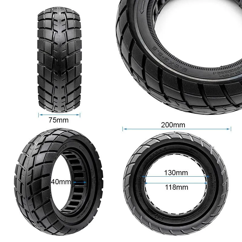 Pneu plein ultra-léger offroad 8,5x3 [Ewheel]