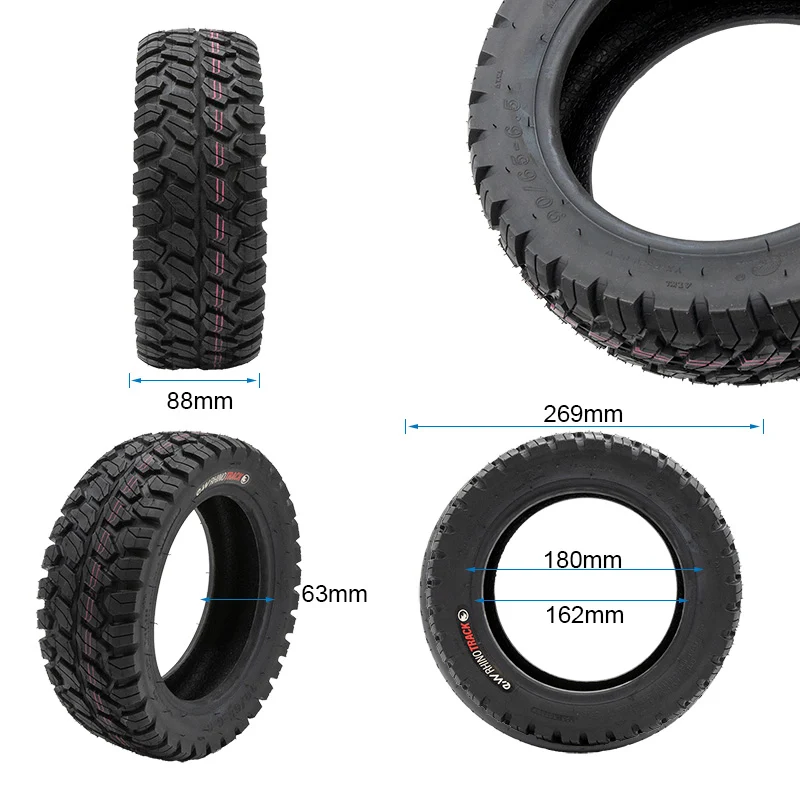 Pneu Tubeless Tout-Terrain 90/65-6,5 EWHEEL RHINOTRACK
