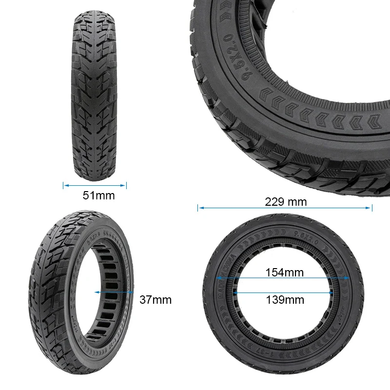 Pneu plein 9,5x2,0/9,2x2