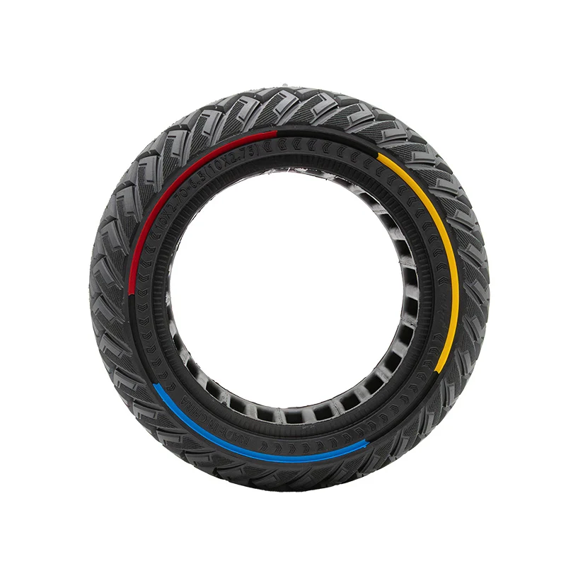 Pneu plein 10x2,70-6,5 (10X2,75) – tricolore
