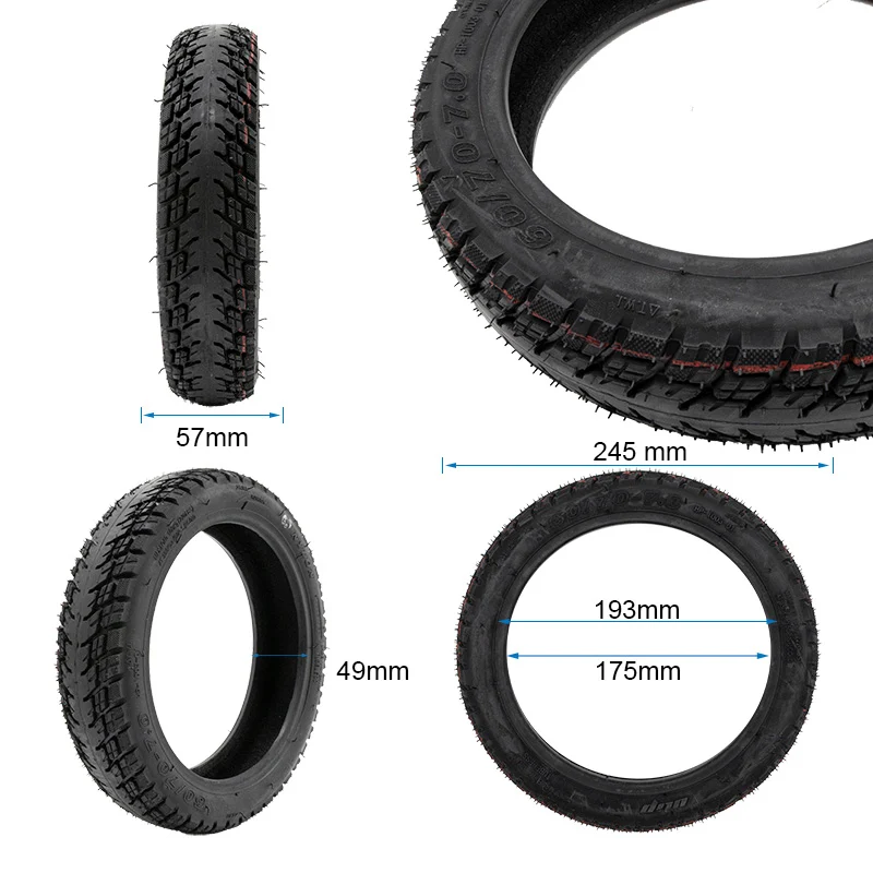 Pneu tubeless off-road 60/70-7,0