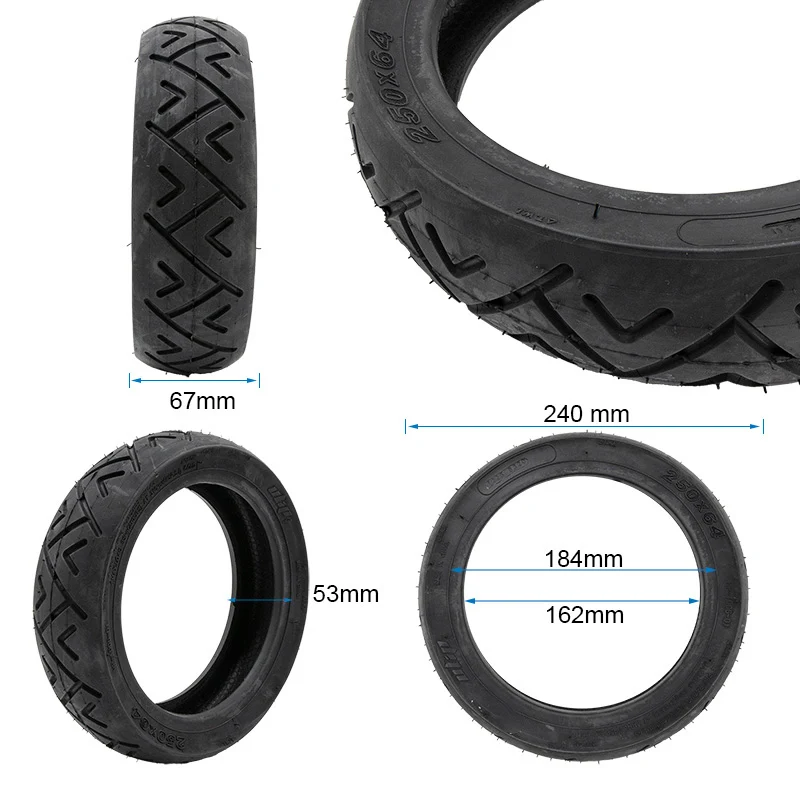 Pneu tubeless route urbaine 250×64