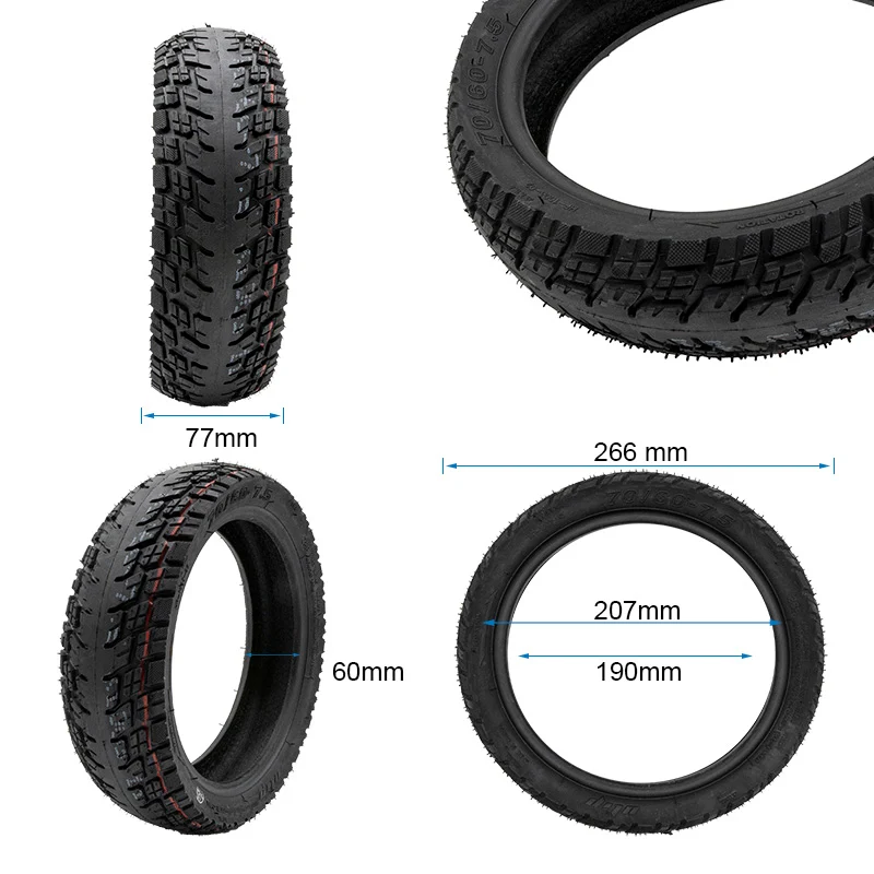 Pneu tubeless off-road 70/60-7,5
