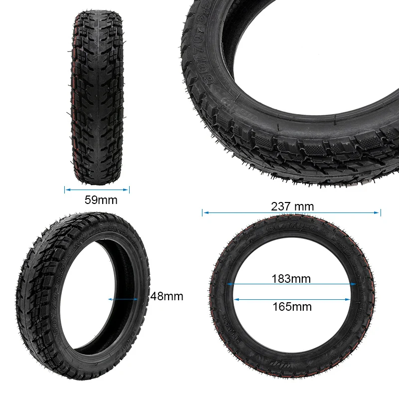 Pneu tubeless off-road 60/70-6,5 avec valve