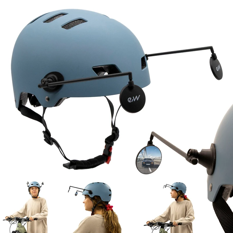Rétroviseur latéral EWR002 pour casque – ajustable et amovible