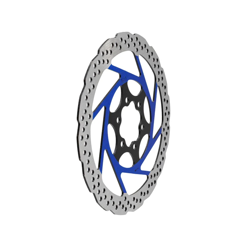 Disque de frein V2 6H 160mm Bleu