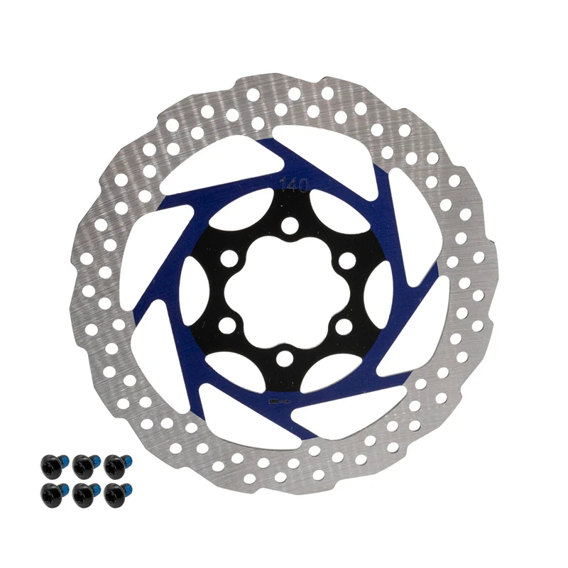 Disque de frein V2 6H 140mm Bleu