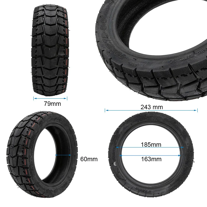 Pneu tubeless 10x2,75-6,5