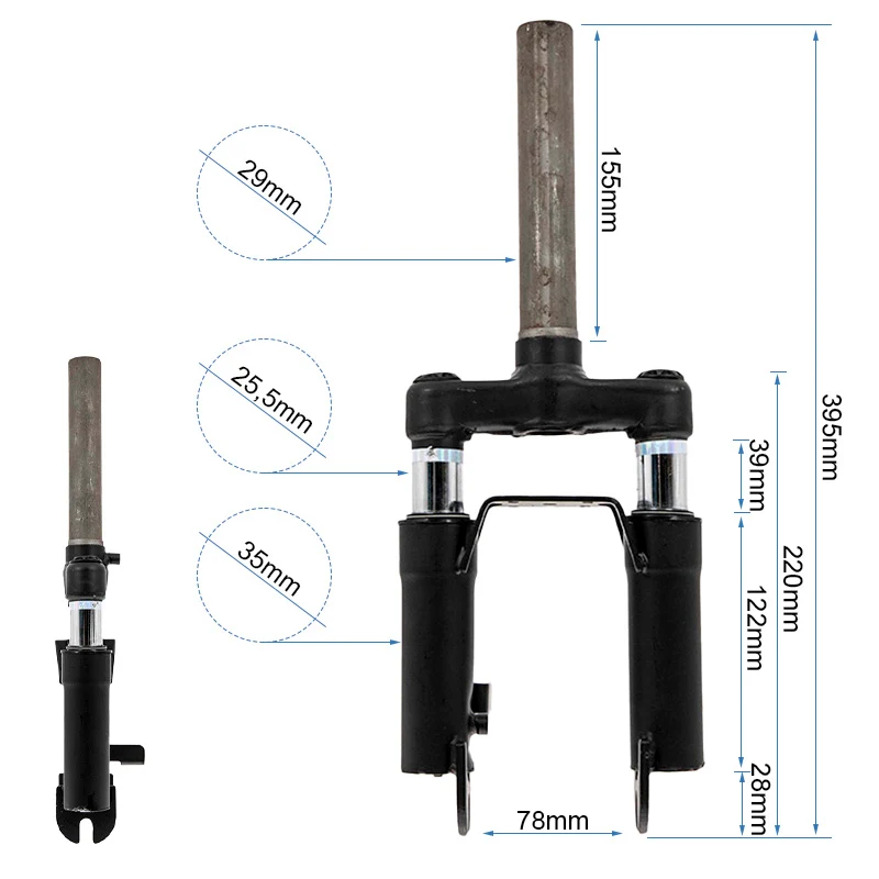 Suspension avant pour Smartgyro K2