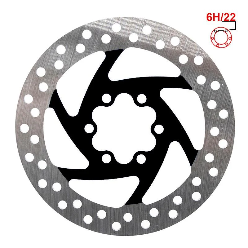 Disque de frein 140mm 6H noir