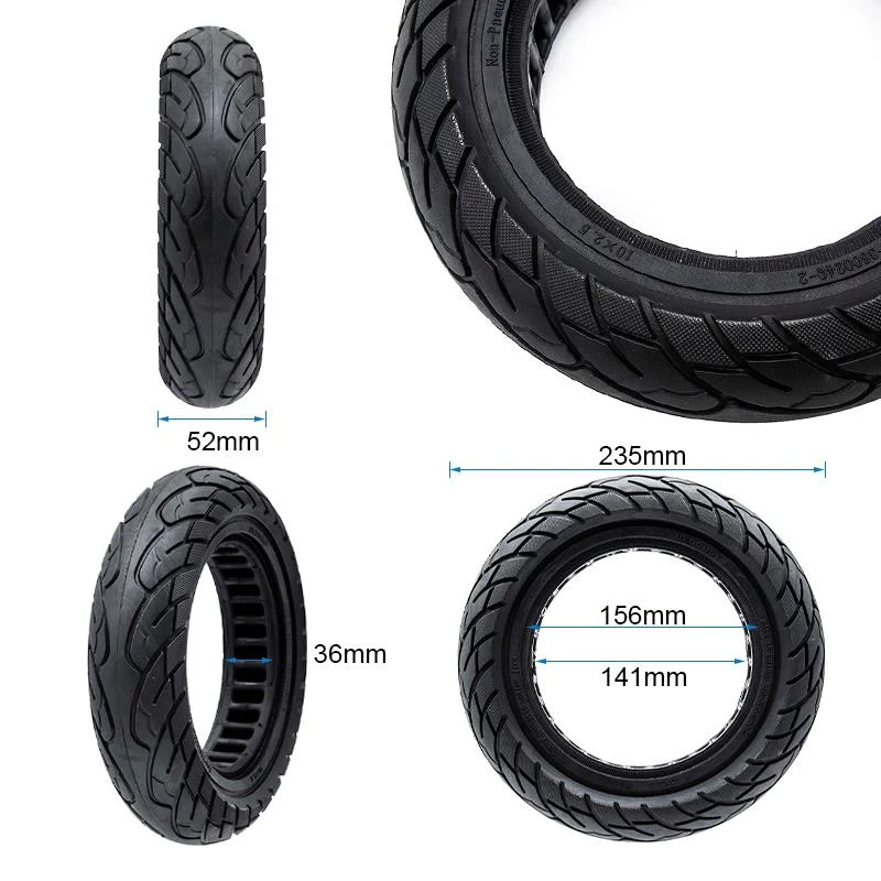 Pneu plein ultra-léger 10x2,125-6,1/B34