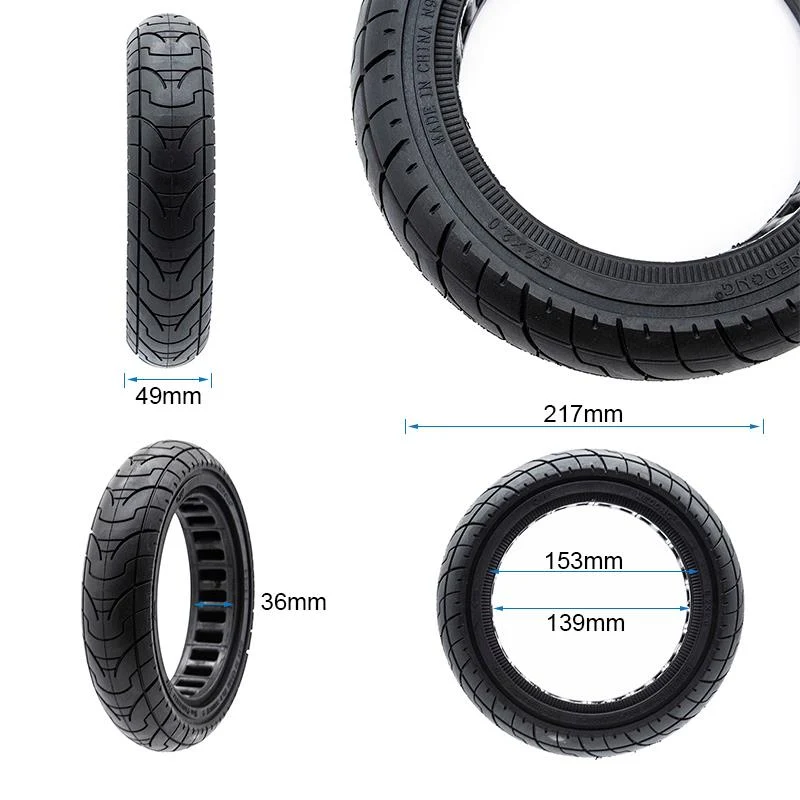 Pneu plein ultra-léger 9,2x2-6,1/B34