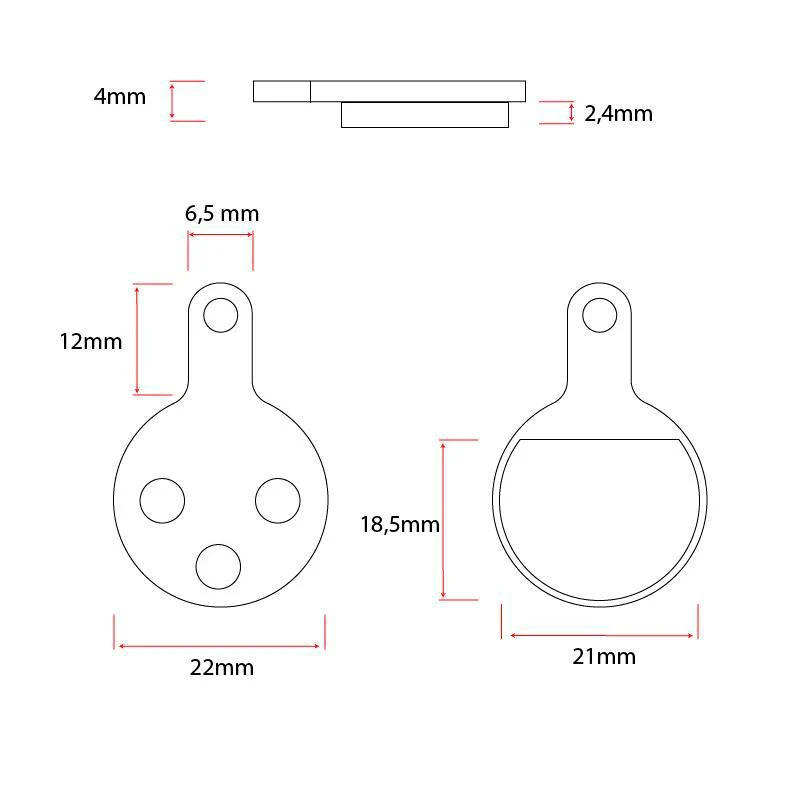 CT009 plaquettes [Ewheel] - 2 jeux