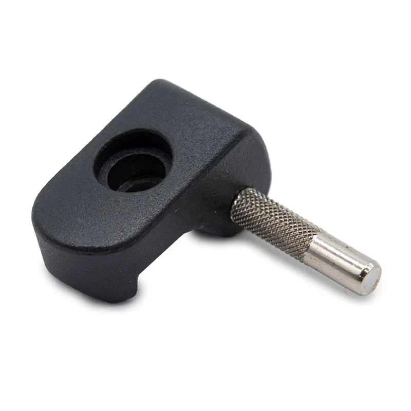 Crochet en acier inoxydable noir avec tige de 6mm pour Xiaomi Mi3