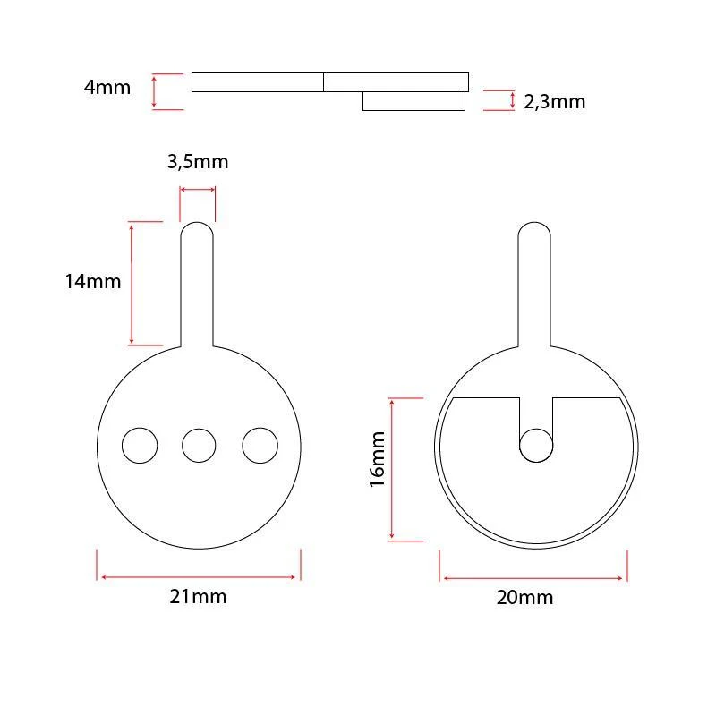 Plaquette de frein CT007-S sintérisée - 2pcs