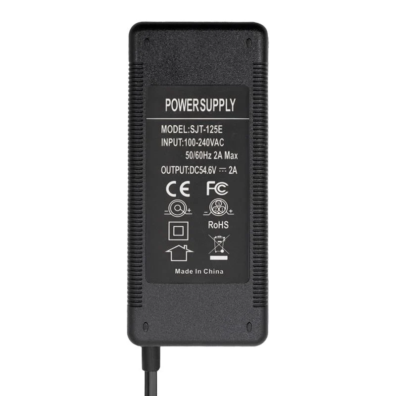 Chargeur 48V 2A (sortie 54,6V) connecteur DC 8mm