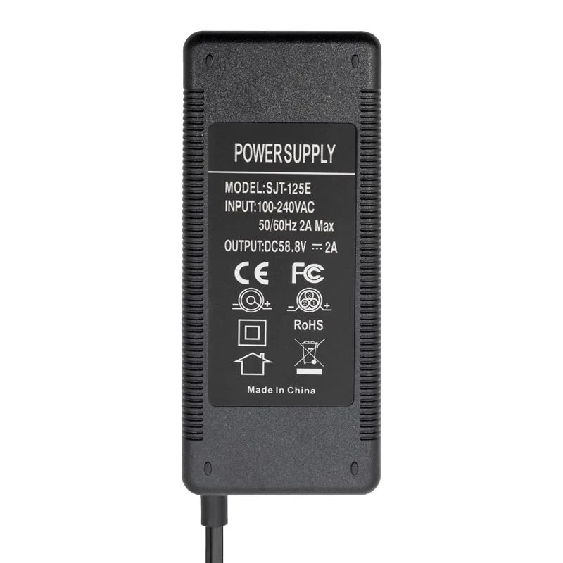Chargeur 52V (sortie 58,8v) 2A avec DC et connecteurs GX